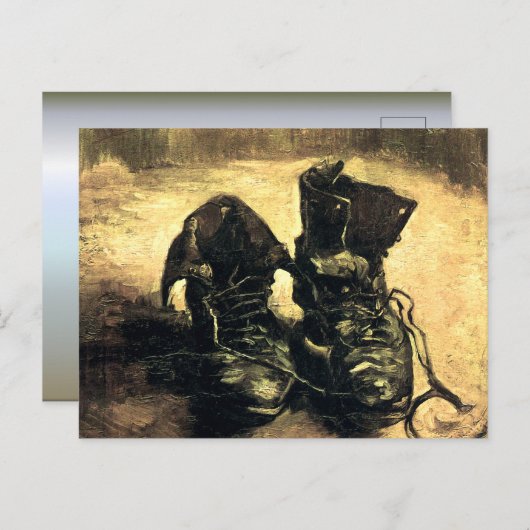 Carte Postale Une paire de chaussures - Van Gogh (Devant / Derrière)