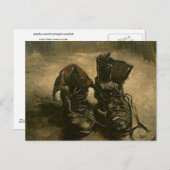 Carte Postale Une paire de chaussures, Vincent van Gogh (Devant / Derrière)