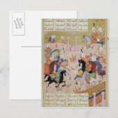 Carte Postale Une partie de polo (Devant / Derrière)