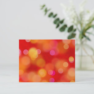 Carte Postale Une Passion Pour le Motif de Noël (rouge)