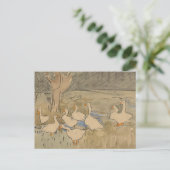 Carte Postale Une patte de canards (Debout devant)