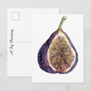 Carte Postale Une peinture de figue