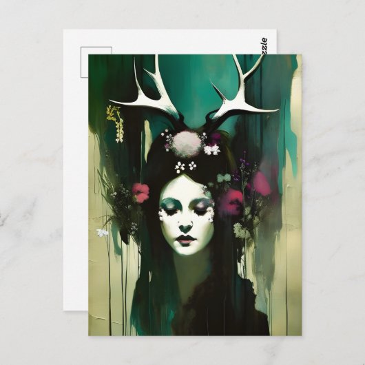 Carte Postale Une Peinture Pagan (Devant / Derrière)