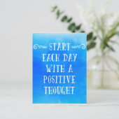 Carte Postale Une pensée positive (Debout devant)