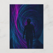 Carte Postale Une personne se retrouve perdue dans l'algorithme (Devant)