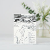 Carte Postale Une perspective du lac George (Debout devant)