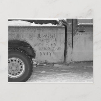 Carte Postale Une petite amie sale