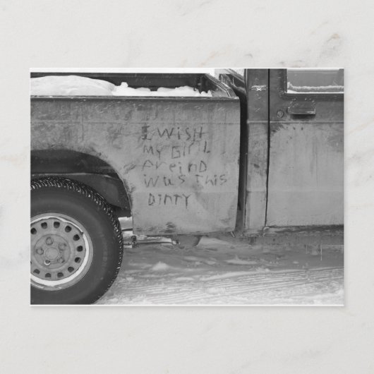 Carte Postale Une petite amie sale (Devant)