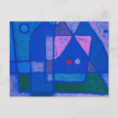 Carte Postale Une petite chambre à Venise par Paul Klee, Art Abs (Devant)