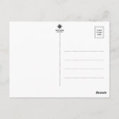 Carte Postale Une petite conception de typographie ludique de bo (Dos)
