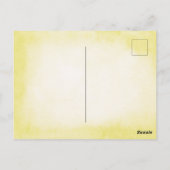 Carte Postale Une petite marguerite est en route Fête bébé flora (Dos)