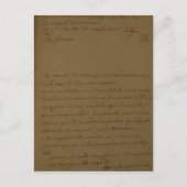 Carte Postale Une pétition doit être libérée de prison (Devant)