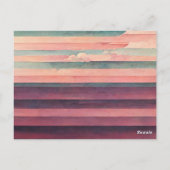 Carte Postale Une pièce d'art-vision pure et unique (Dos)