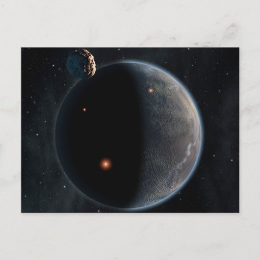 Carte Postale Une Planète Comme La Terre Riche En Carbone Et Sèc (Devant)