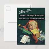 Carte Postale Une Plum De Sucre Éloignée D'Une Autre Frise De Va (Devant / Derrière)