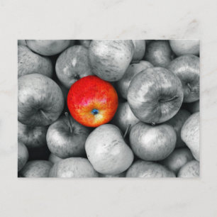 Carte Postale Une pomme rouge