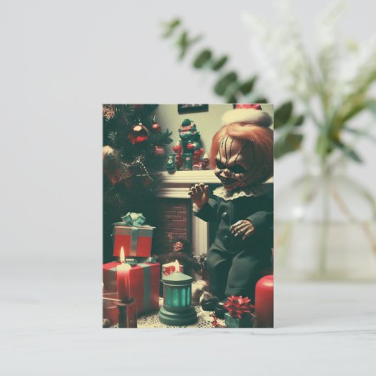 Carte Postale Une poupée de Noël (Debout devant)