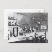 Carte Postale Une première vue de la chimie pratique (Devant / Derrière)