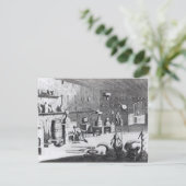 Carte Postale Une première vue de la chimie pratique (Debout devant)