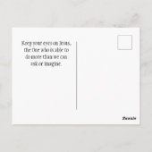 Carte Postale Une Prière Pour Vous Belle Cascade Nature (Dos)