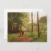 Carte Postale Une promenade dans la forêt (Devant / Derrière)