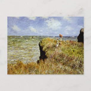 Carte Postale Une promenade sur les falaises à Pourville