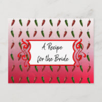 Une recette pour la Mariage mariée Recette Card