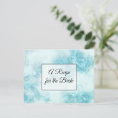 Carte Postale Une recette pour la Mariage mariée Recette Card (Debout devant)