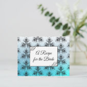 Carte Postale Une recette pour la Mariage mariée Recette Card (Debout devant)