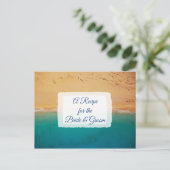 Carte Postale Une recette pour la Mariage mariée Recette Card (Debout devant)