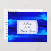 Carte Postale Une recette pour la Mariage mariée Recette Card (Devant / Derrière)