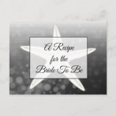 Carte Postale Une recette pour la Mariage mariée Recette Card (Devant)