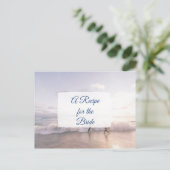 Carte Postale Une recette pour la Mariage mariée Recette Card (Debout devant)