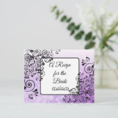 Carte Postale Une recette pour la Mariage mariée Recette Card (Debout devant)