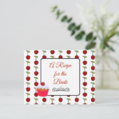 Carte Postale Une recette pour la Mariage mariée Recette Card (Debout devant)