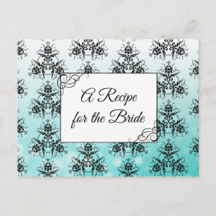Carte Postale Une recette pour la Mariage mariée Recette Card