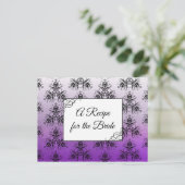 Carte Postale Une recette pour la Mariage mariée Recette Card (Debout devant)