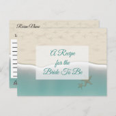 Carte Postale Une recette pour la Mariage mariée Recette Card (Devant / Derrière)