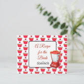 Carte Postale Une recette pour la Mariage mariée Recette Card (Debout devant)