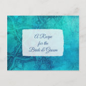 Carte Postale Une recette pour la Mariage mariée Recette Card (Devant)