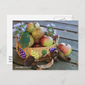 Carte Postale Une récolte abondante (Devant / Derrière)