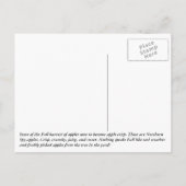 Carte Postale Une récolte abondante (Dos)