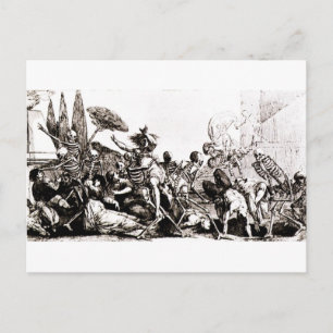 Carte Postale Une récolte abondante pour la mort