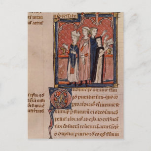 Carte Postale Une religieuse qui prend ses voeux et sa masse