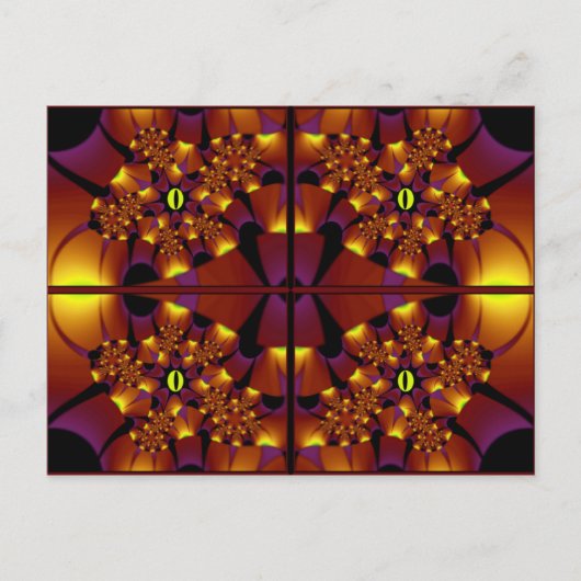 Carte postale ~ "Une rencontre des yeux" (Devant)