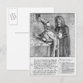 Carte Postale Une représentation de Titus Oates (Devant / Derrière)