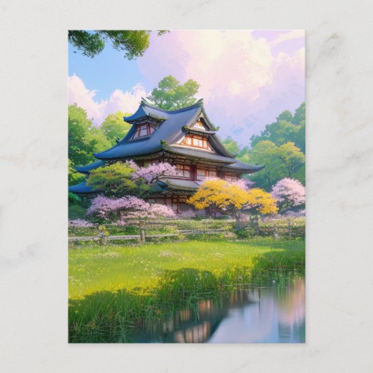 Carte Postale Une retraite paisible au coeur de la nature (Devant)