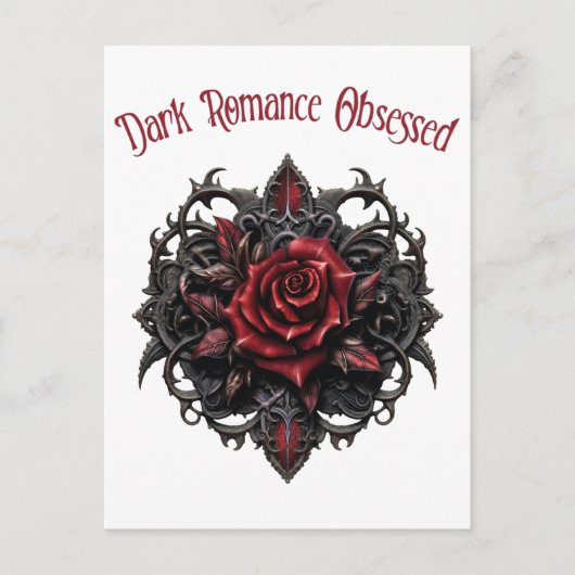 Carte Postale Une romance sombre observée (Devant)