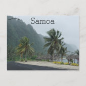 Carte Postale Une route à Samoa (Devant)