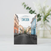 Carte Postale Une rue à Malmö Suède (Debout devant)